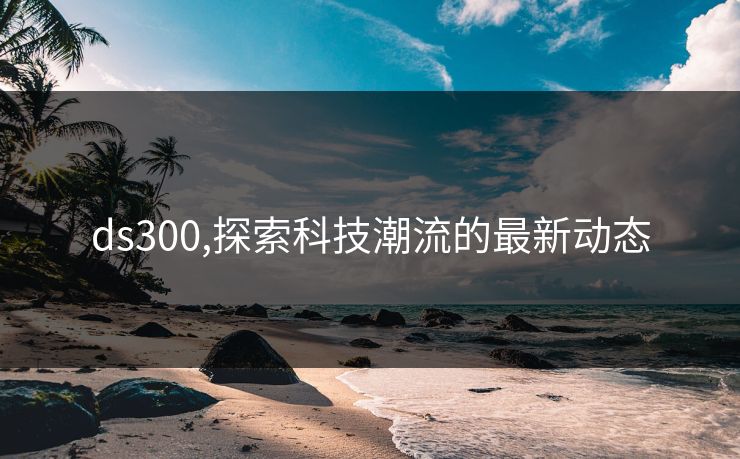 ds300,探索科技潮流的最新动态